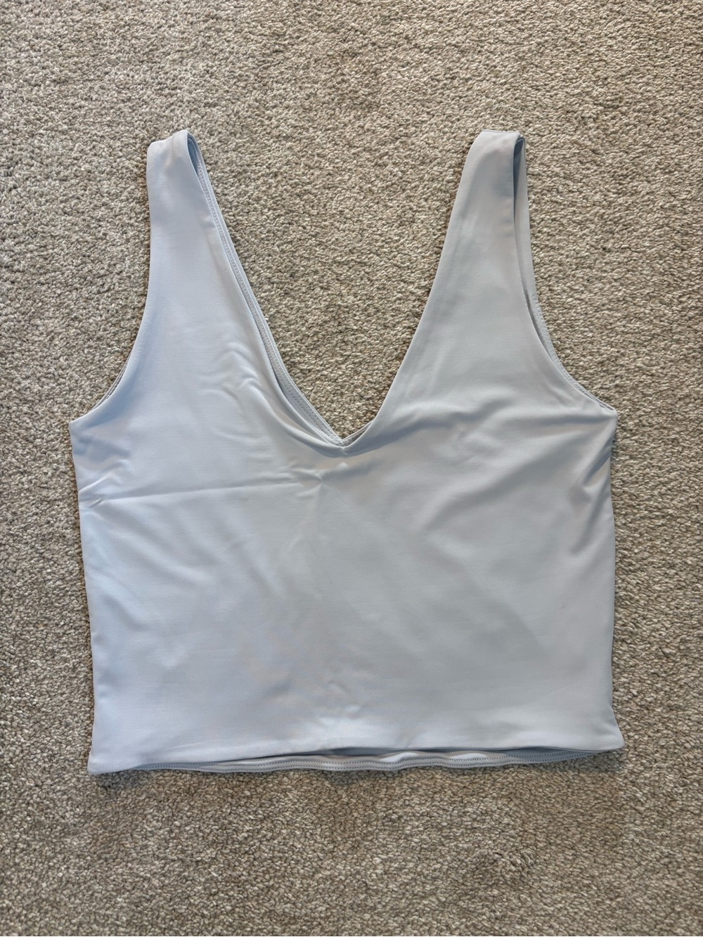 Second Skin by RD Style Cropped V-Neck Tank